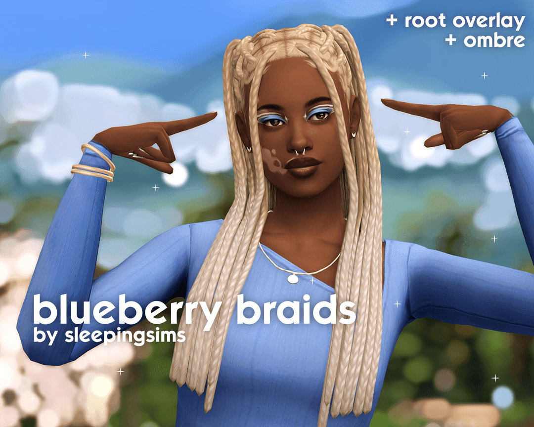 Прическа Blueberry braids